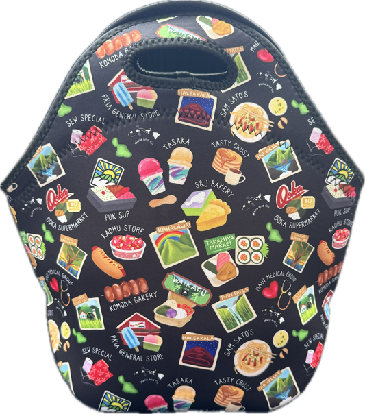 Black Maui Business Lunch Bag