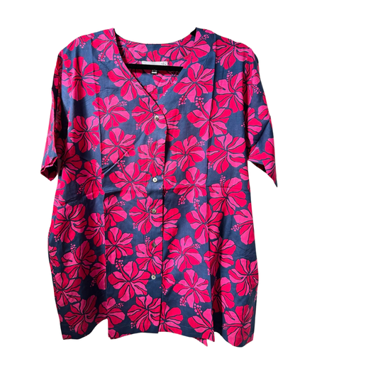 Malia Wāhine Top Hibiscus